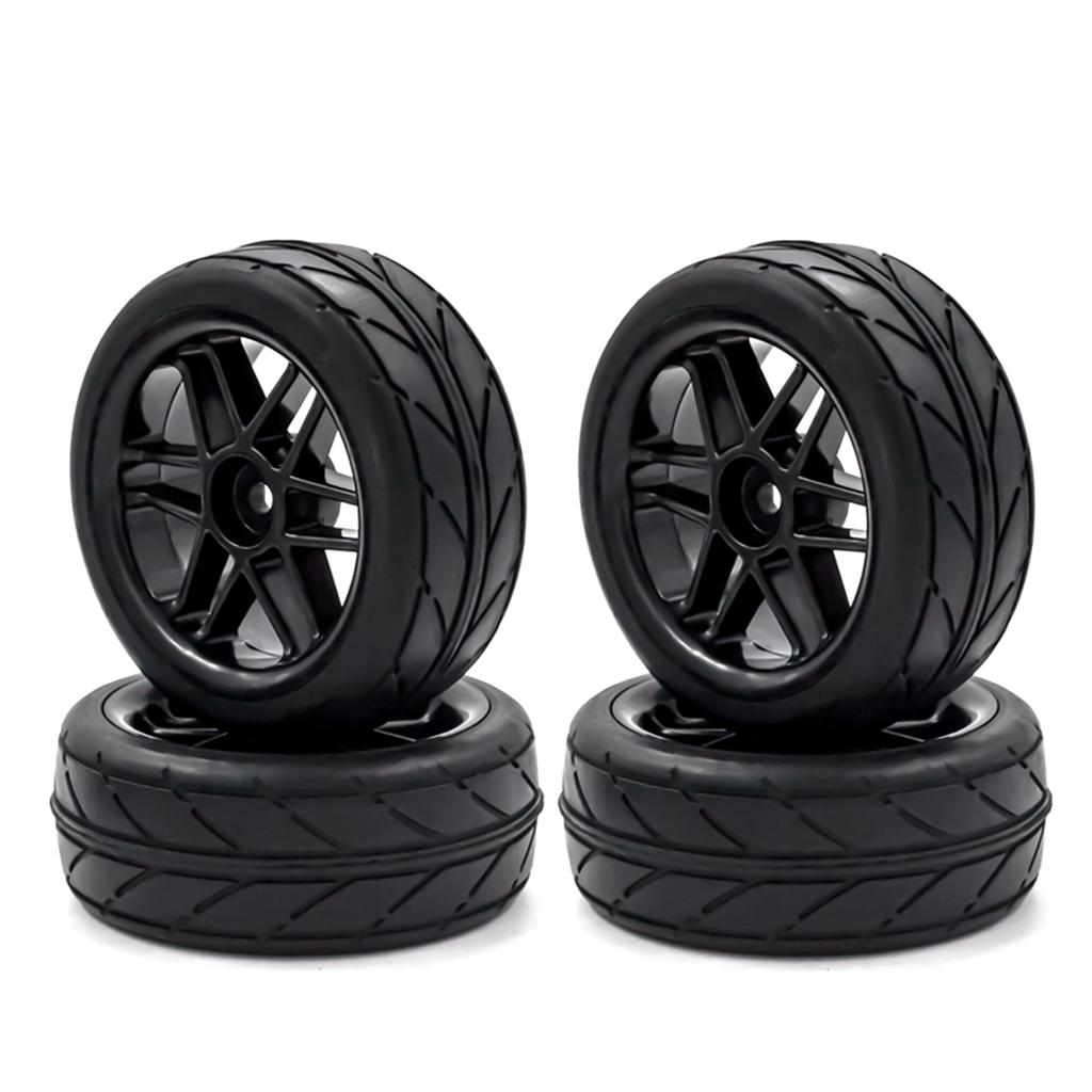 RC Drift Tires RC Racing Car Tires 4pcs Replacements for 1/10 HSP94123 94122 D5 Yokomo RC Drift Car