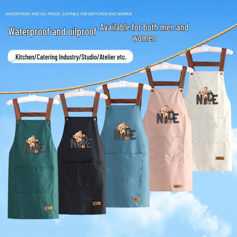 Водонепроницаемый и маслостойкий кухонный фартук для кофеен, готовки, садоводства и домашнего использования