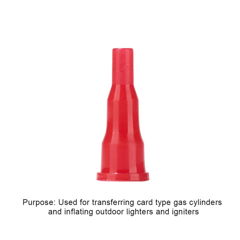10 шт. Газовый соединитель для сопла, многоразовый адаптер для газового баллона с бутановой кассетой, универсальный преобразователь бутанового газа для зажигалки