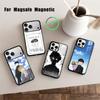 Чехол для телефона с аниме m-Mob p-Psycho-o 100 для iPhone17,16,15,14,13,12,11 Plus,Pro Max Магнитный для Magsafe Беспроводная зарядка