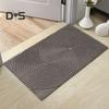 Door Mat Removes Dirt Recycled Anti-Slip Base Cuttable Geometric Pattern Indoor/Outdoor Use Entrance Rug for Kitchen Garage