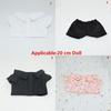 For 20 Cm American  Doll Mini Doll Clothes Doll Accessories Collar Coat Doll Shirt Pants
