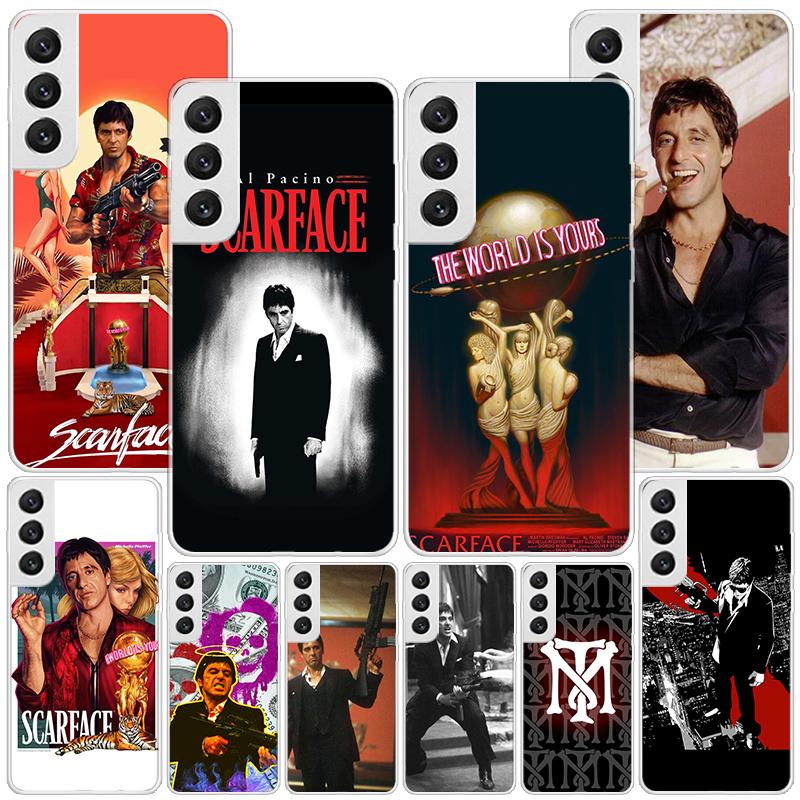 Scarface 1983 Film Al Pacino Movie Phone Case For Samsung Galaxy S24 S25 Edge S26 Ultra S23 S22 S21 Plus S20 FE + Personalized P