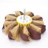 Sisal ing Wheel Manual Electric Drill Sisal Emery Cloth Polishing Wheel 6mm Shaft Mounted
