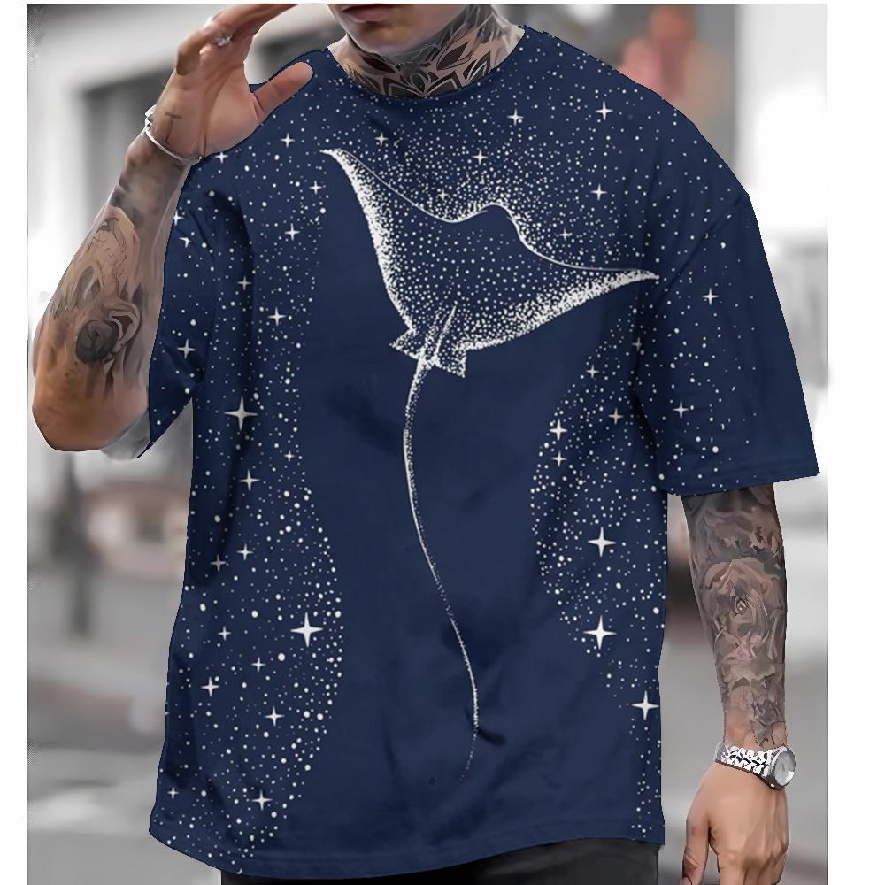 Мужская футболка с короткими рукавами в японском стиле Укиё-э