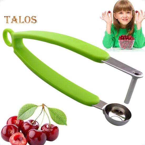 Cherry Corer Cherry Pitter Tool Stainless Steel Olive Pitter Heavy-Duty Fruit Pit Remover Multi-Purpose Kitchen Accessory