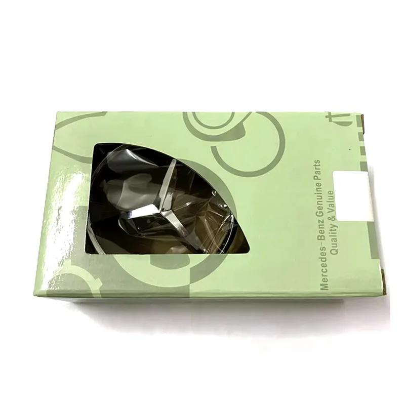 Горячая Автомобильная Наклейка 1 шт. Звезда На Капот Хромированный Значок 44 мм Логотип-Эмблема На Капот Автомобиля Для Mercedes Benz C E S Класса W204 W205 W211 W212