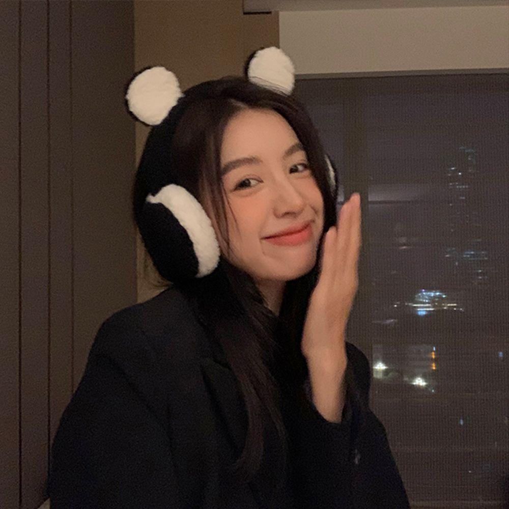 Windproof Winter Plush Earmuffs Warm Women Earflap Korean Bear Ear Earmuffs Girls