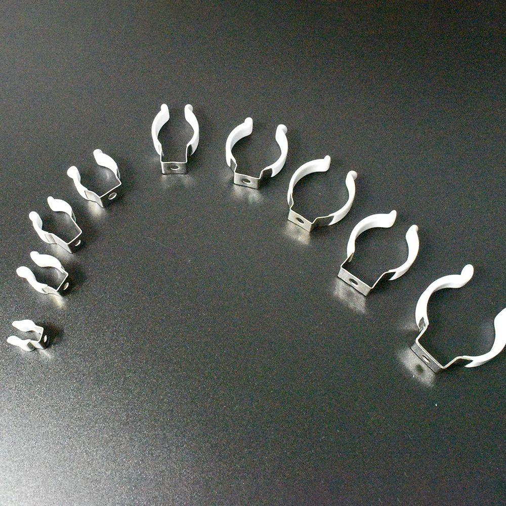 5 шт. держатели зажимов пружинный махровый зажим с резиновой защитой трубный зажим для труб диаметром 12 мм-32 мм