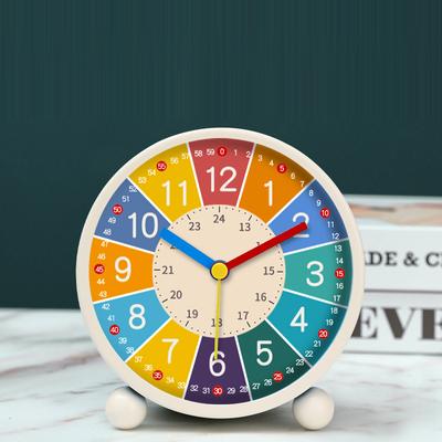 Мультяшный будильник для детей, чтобы просыпаться, настольный часы для гостиной, спальни, бесшумный