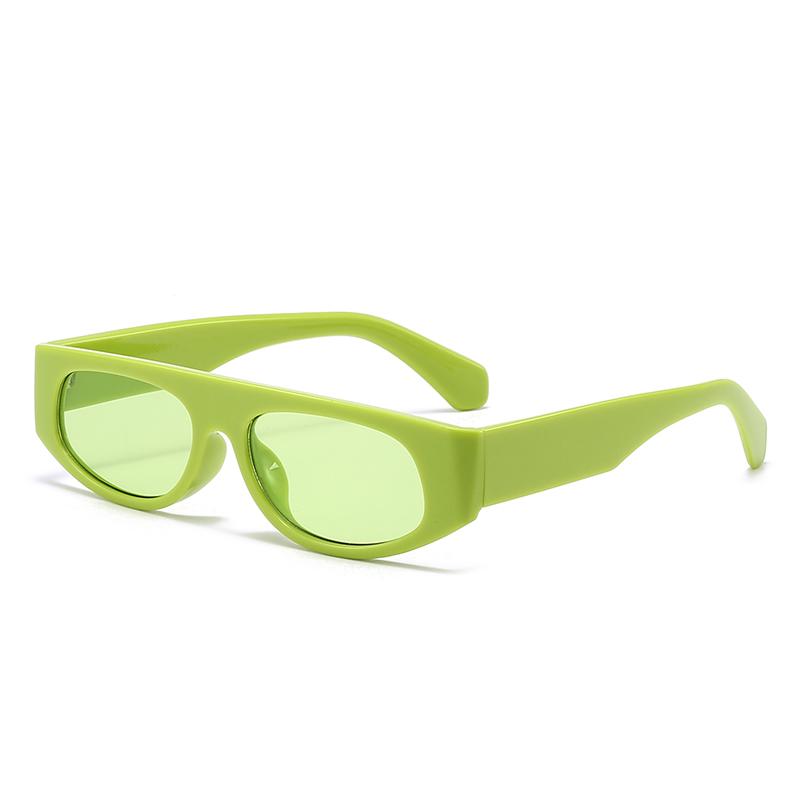 Exquisite Oval Sunglasses Women Men High Quality Luxury Shades Leisure Commute Sun Glasses Lady Man UV400 Protective Glasses