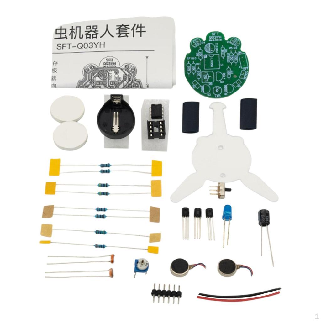 Light Sensitive Firefly Kit Mobile Robot Soldering Project,Creative,Breathing DIY Electronic