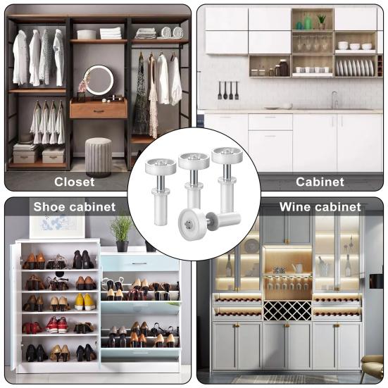 Фурнитура для двустворчатых дверей, простая установка, аксессуары для дверных петель, набор инструментов для ремонта фурнитуры для двустворчатых дверей шкафа