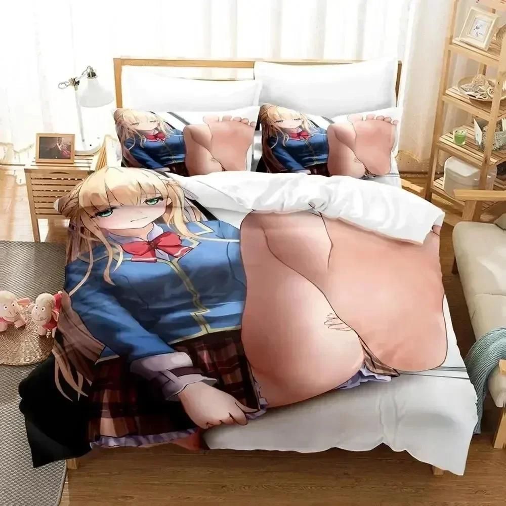 Топ 3D принт аниме Heaven Burns красный комплект постельного белья пододеяльник постельный комплект пододеяльник наволочка одеяло king size queen размер для мальчиков взрослых