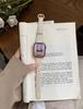 Маленькая подкова Пряжка Тонкий кожаный ремешок для ApppleWatchS10 Apple Watch iwatch89SE
