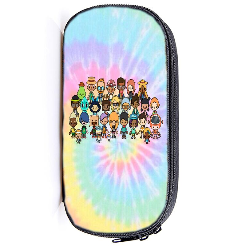 Сумка-карандаш Toca Life World, канцелярские принадлежности, Toca, игровой пенал для девочек, пенал на молнии, школьные принадлежности