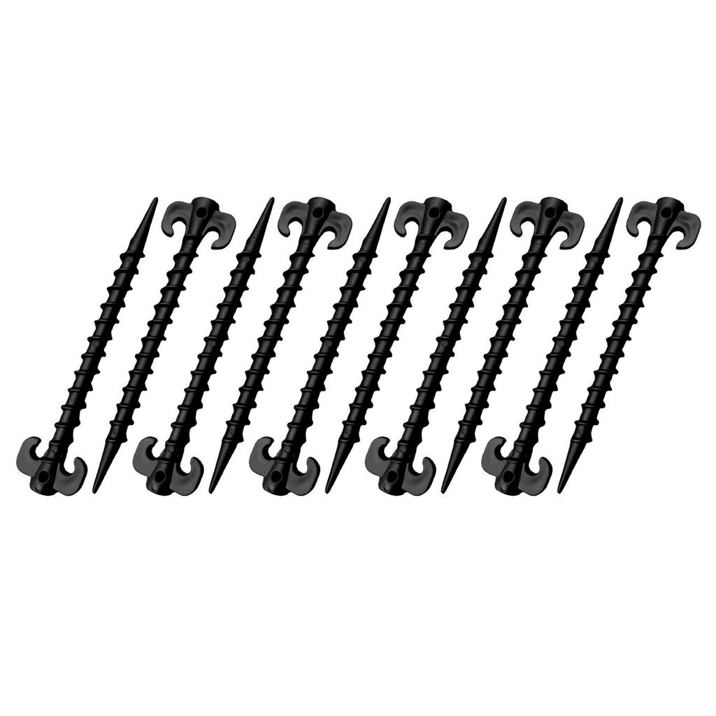 10 шт. Пластиковые винтовые колышки для палатки для фиксации кемпинговой палатки, дождевых тентов, для улицы, колышки для кемпинговой палатки, палаточные колышки, сверхпрочные гвозди для палатки