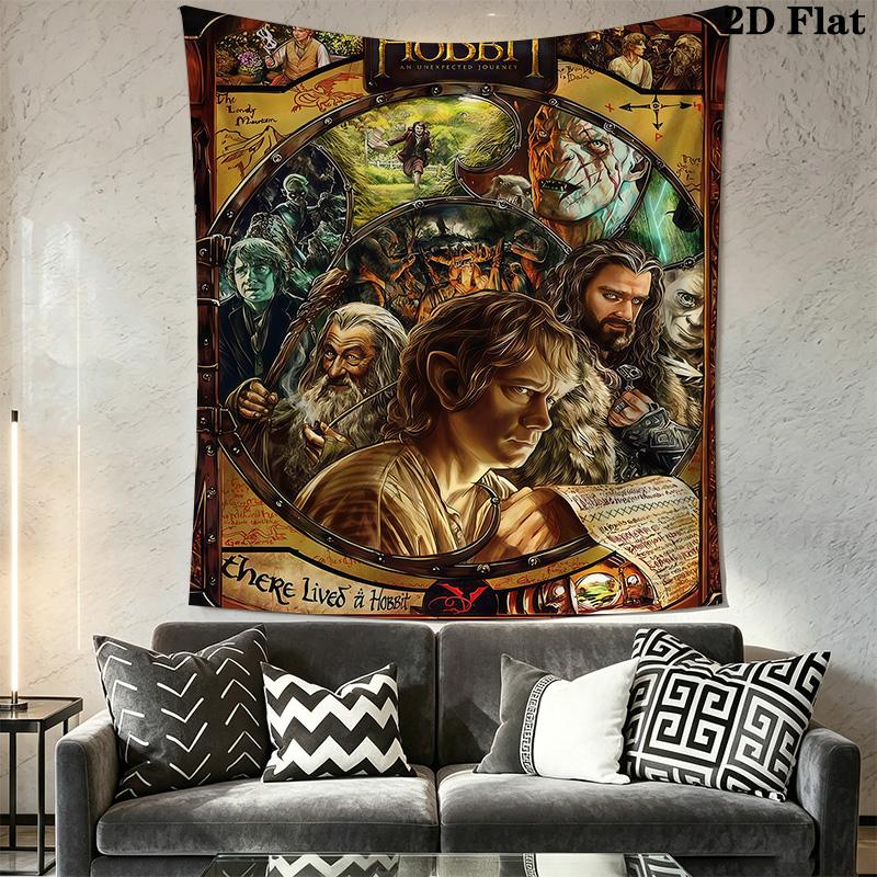 Hobbit Journey Tapestry Fashion Print Wallmounted Soft Home Decor Homestay Soft Decoration Tapestry