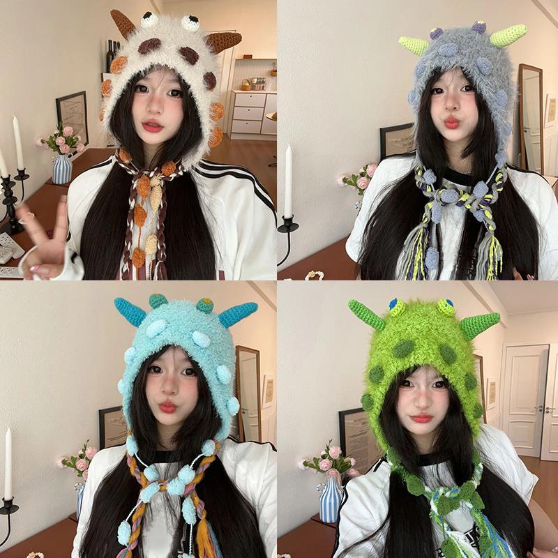 Теплая защитная шапка для ушей, уличное утепленное Балаклава, шапка Skullies, модная осенне-зимняя