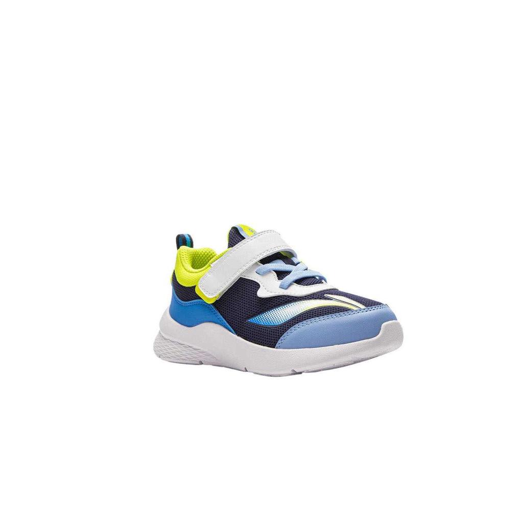 Li Ning Kids Comfortable Versatile Fashionable Trendy Low-Top Running Shoes Kids Sneaker Deep-Navy Deep-Bright-Blue Quiet-Blue YKNT148-7