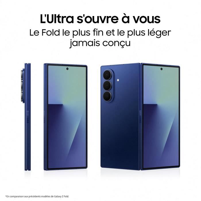 Samsung Galaxy Z Fold7 5G Smartphone 512 Go Bleu nuit - Very good condition