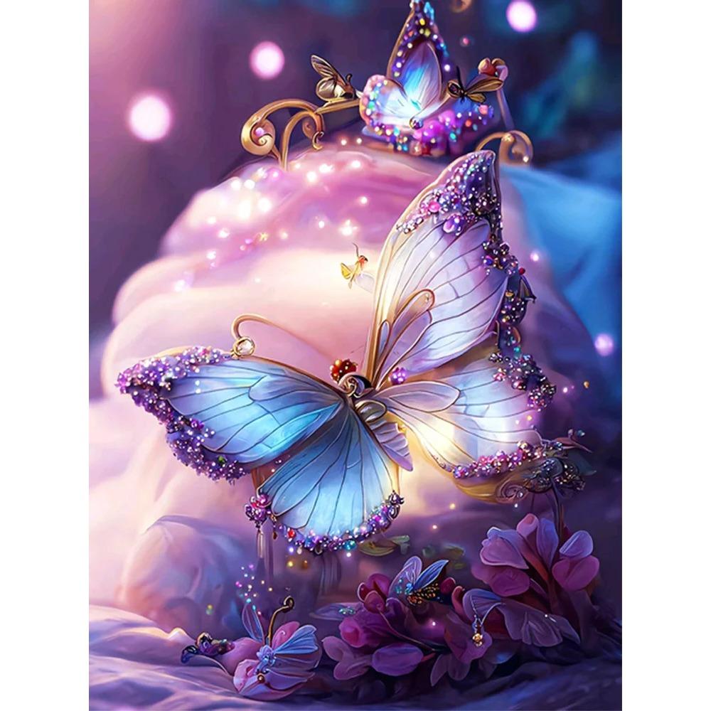 Алмазная картина Милая девушка Круглая алмазная живопись Ручная работа Феникс Животное Искусство Картина маслом Diy Алмазная мозаика Картина Украшение дома Рождественский подарок