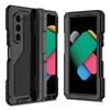 Tough Metal Phone Case for Samsung Z Fold 4 5 6 7 Heavy Duty Dual Layer Aluminum Bumper Shockproof Cover PET Screen Protector