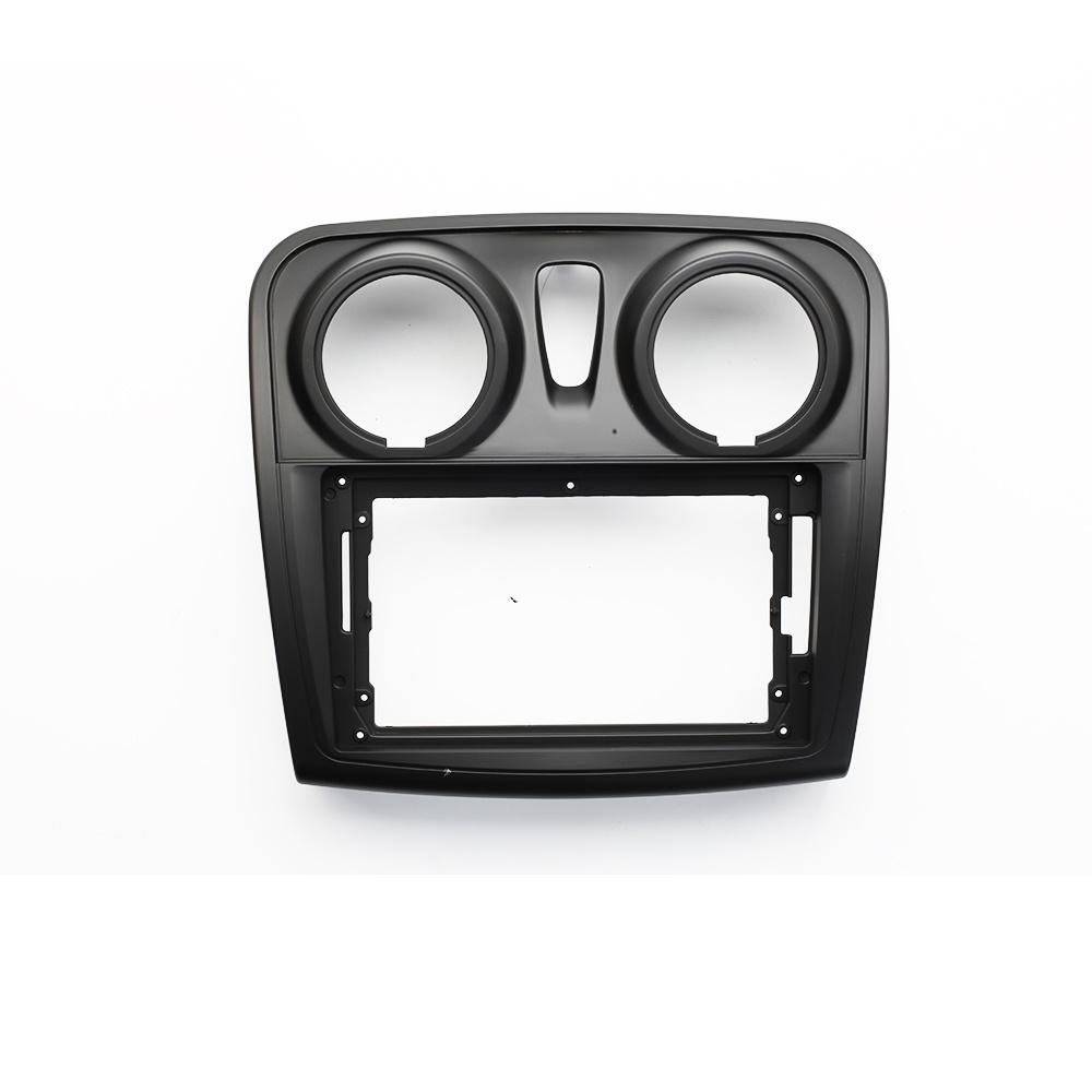 2 Din 9-дюймовая рамка панели автомобильного радио для Renault Logan 2 2012-19 Sandero 2 14-19