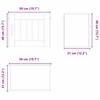 Wall Cabinet LUCCA 2 pcs Concrete Grey 50 x 31 x 40 cm Particleboard