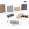50 шт. 1x4 Строительные Кирпичики Дом Стена Оптовые Строительные Блоки MOC Городская Уличная Сцена Детали Аксессуары Совместимые с 15533 3010
