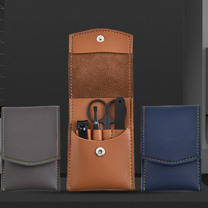 4 шт./компл. Xiaomi маникюрные кусачки набор для стрижки ногтей бытовой нержавеющей стали ушная ложка кусачки для ногтей педикюрные ножницы для ногтей инструмент
