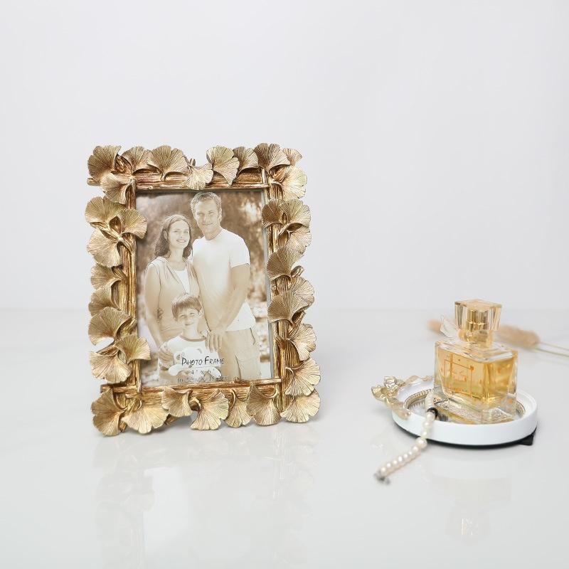 Новый европейский золотой лист гинкго 6 дюймов креативный узел свадебная фоторамка декоративные украшения