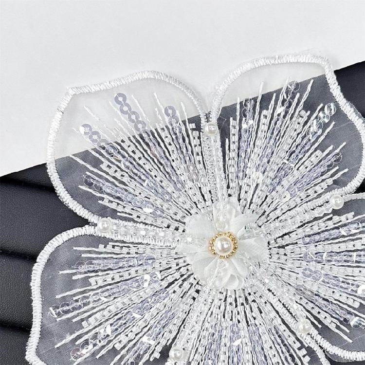 Многофункциональная Цветочная Вышивка Заплатка Ручная Работа Материалы для Творчества Аксессуар для Одежды для Украшения Одежды и Создания