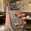 Крутой чехол для iPhone 16 15 14 13 12 11 Pro Max Mini с изображением шотландской коровы, противоударный, защищающий от царапин