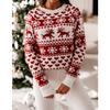 Women's Autumn and Winter Long-sleeved Knit Casual Pullover Sweater