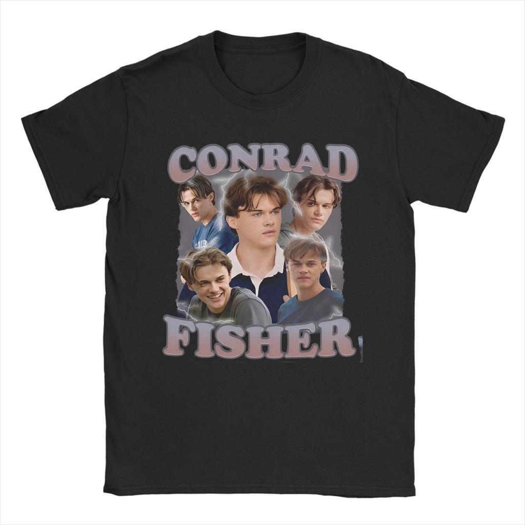 Conrad Fisher Bootleg T Shirt The Summer I Turned Pretty T-Shirts Short Sleeve Tshirt Beach 100% Cotton O Neck Oversized Tees
