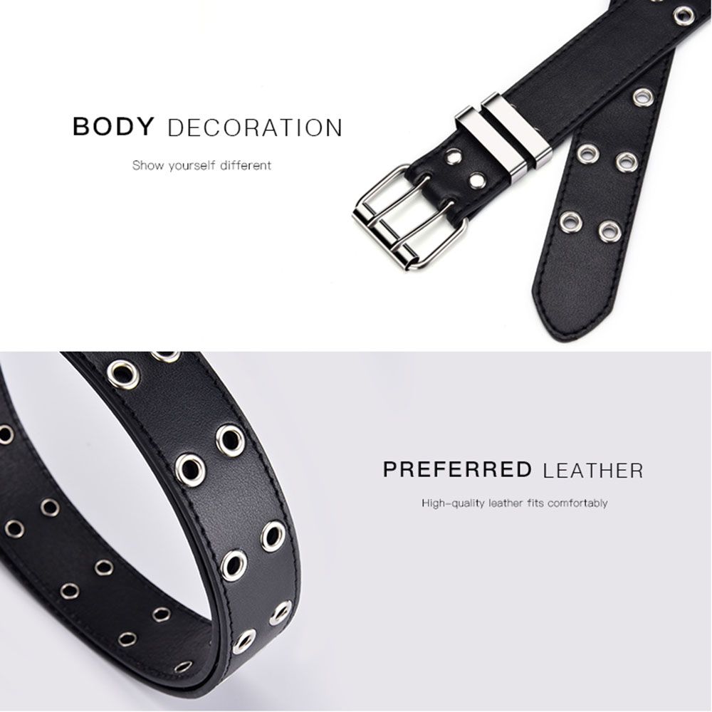 Аксессуары для одежды из ПУ кожи Джинсовые пояса Панк пояс на талию Готический пояс Регулируемые ремни