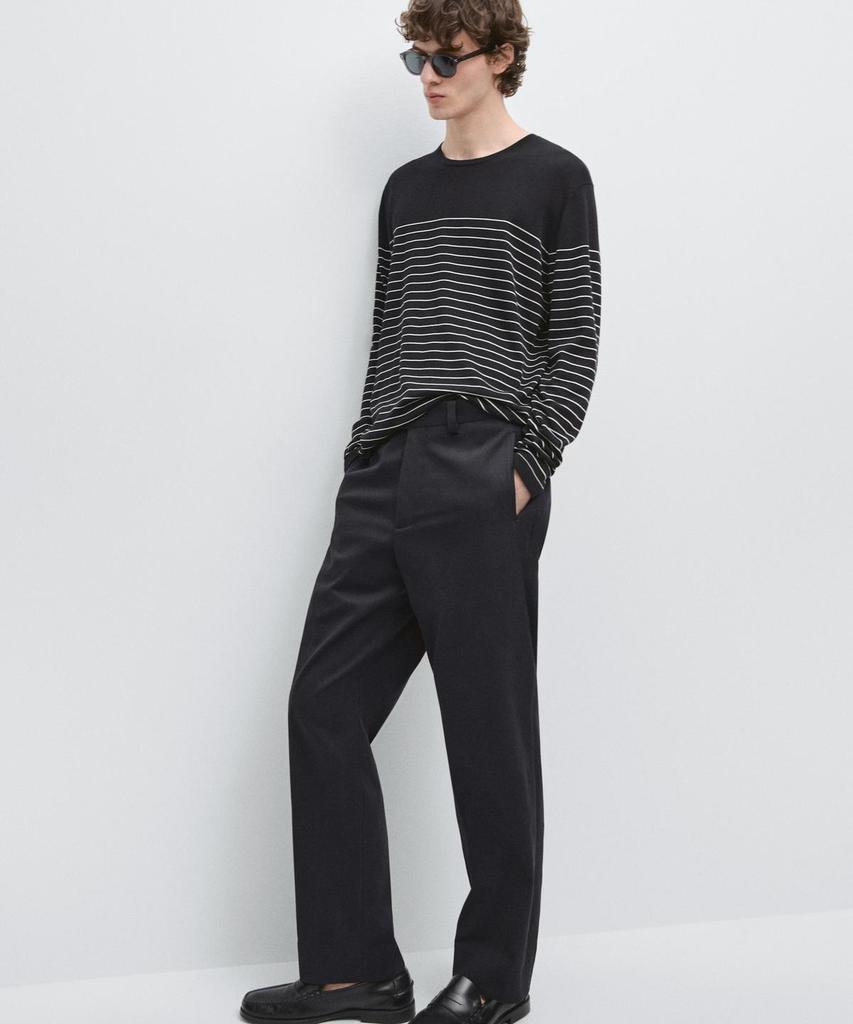Брюки Masimodutti tailored fit с зауженными книзу штанинами