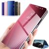 Роскошный откидной зеркальный чехол с подставкой, чехол-кошелек, магнитный защитный чехол для Samsung Huawei Xiaomi