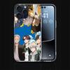Аниме Ветровка Сакура Прозрачный Чехол Для Телефона Для Iphone 17 Air 16 Pro Max 15 Pro 14 Plus 17E 16E 11 13 12 Mini Чехлы Fundas