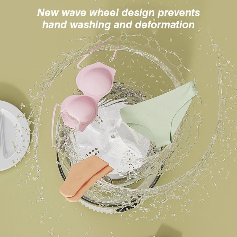 1L Underwear Washer With Laundry Cup Smart Wireless Socks Washing Machine Bra Underwear Socks Dehydratable Laundry Bucket