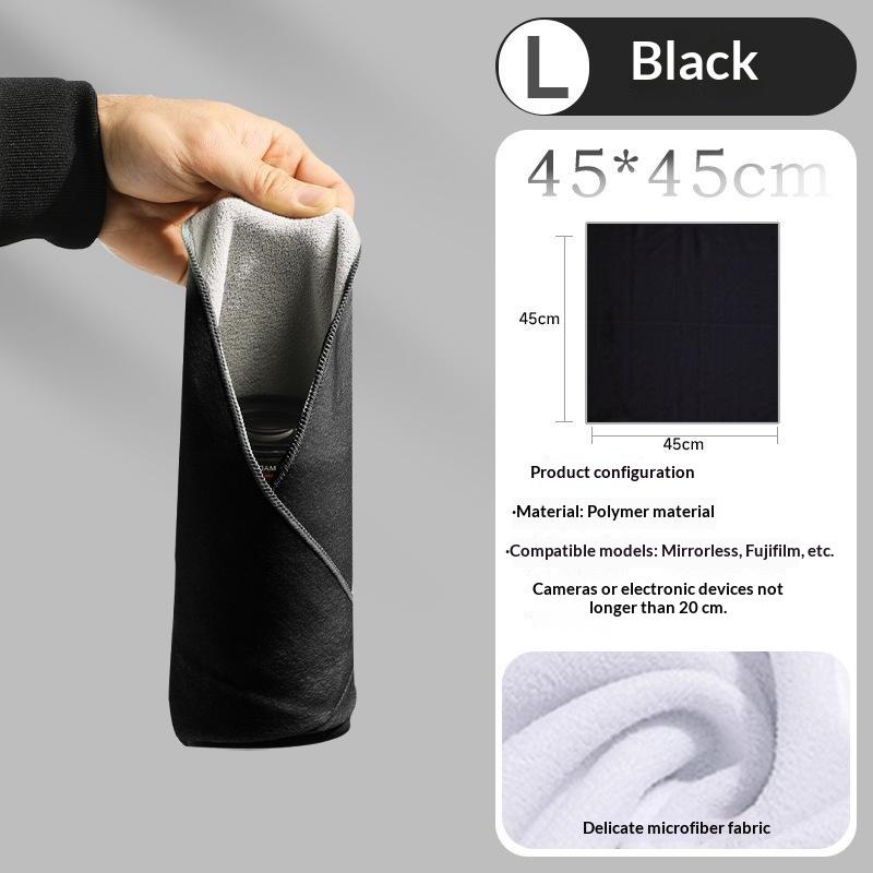 Magic Self Adhesive Camera Wrap Cloth With Soft Lint Free Lining Dual Use For Photographers Outdoor Shooting Daily Storage