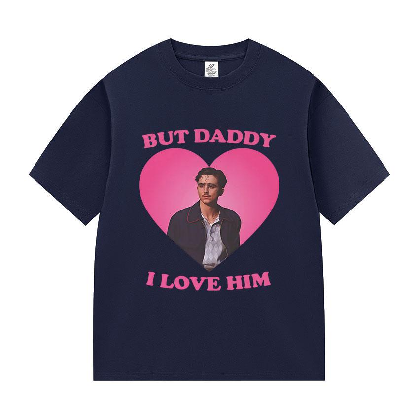 I Love Him Timothe Chalamet Graphic T Shirts Unisexs Vintage High Quality Fashion Tshirt Summer Clothing Oversized Cotton Tshirt