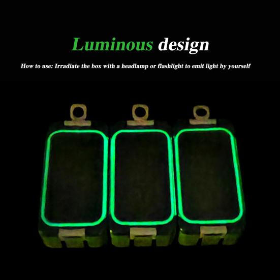 3 шт./набор рыболовных приманок, светящаяся в темноте, портативная водонепроницаемая, прочная искусственная рыболовная приманка