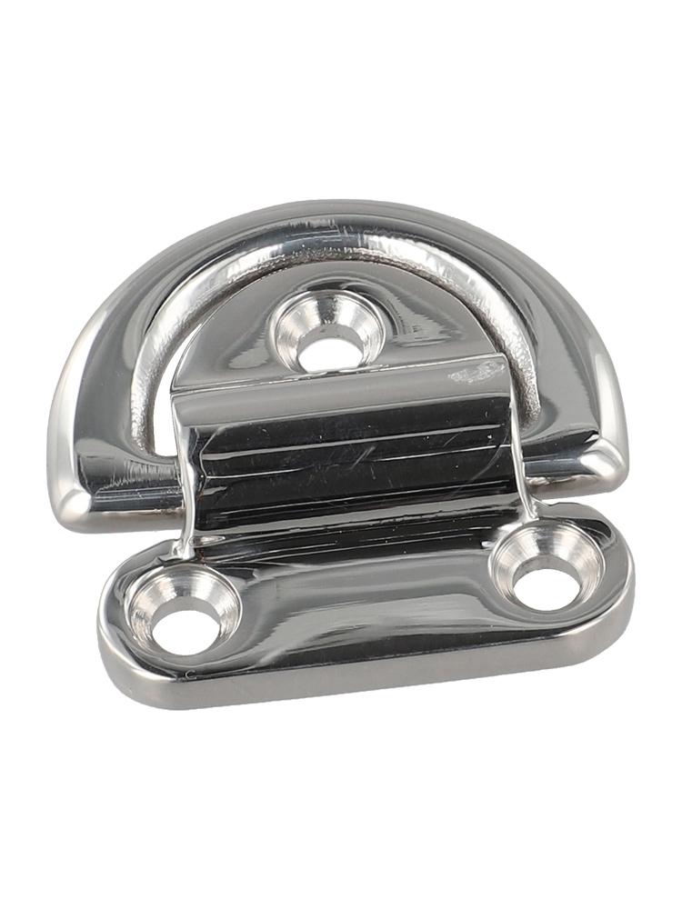 Anchor Point Lashing Ring 316 Stainless Steel D Ring Folding Pad Eye