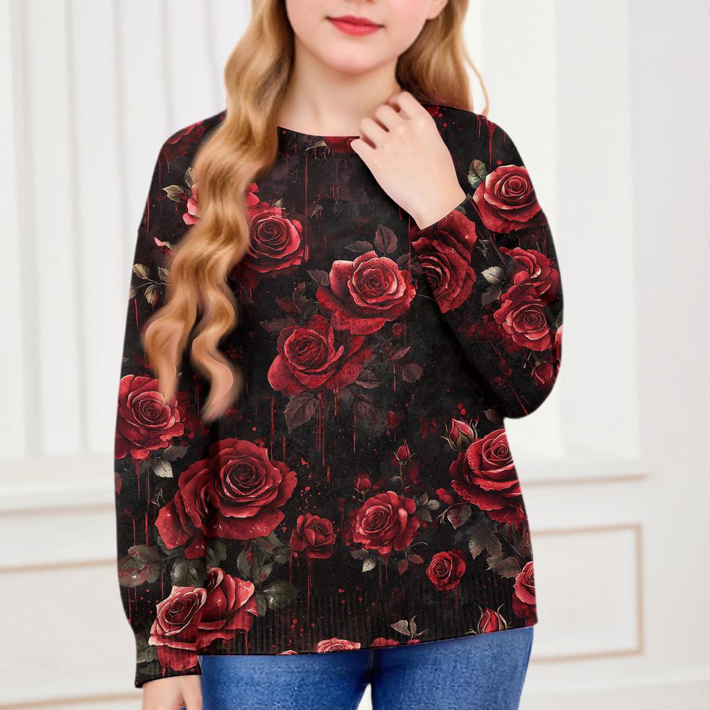 Толстовки на Хэллоуин для детей, мальчиков и девочек, вязаный свитер, милая рубашка, осенние пуловеры с круглым вырезом