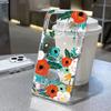 Daisy Flowers Pattern Phone Case For iPhone 17 16 15 14 11 Pro Max Plus 13 12 Mini 16E 17 Air XS Max XR Clear Bumper Soft Cover