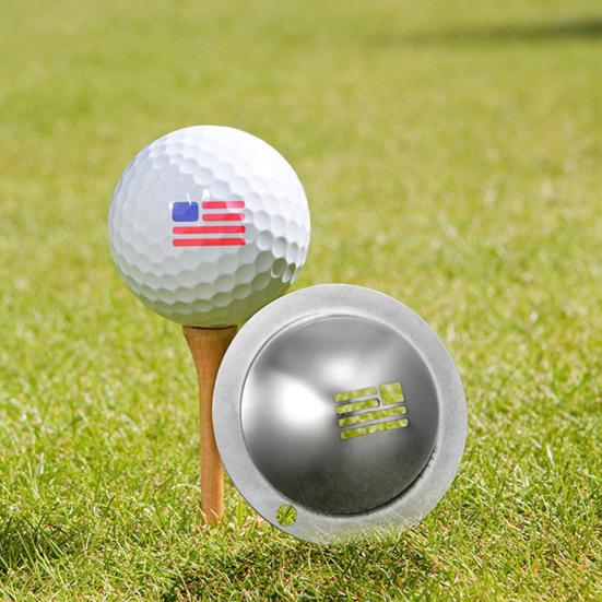 Гольф Разметка Царапиной Дизайн Слота Метка Выравнивания Водонепроницаемая Рисование Линиями Металлическая Разметочная Игла для Гольфа Инструмент Маркер Аксессуары для Гольфа