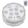 7cm/2.8in 16?Color LED Pool Light RGB Underwater Lamp with 24?Key Remote Control 10 Lamp Beads