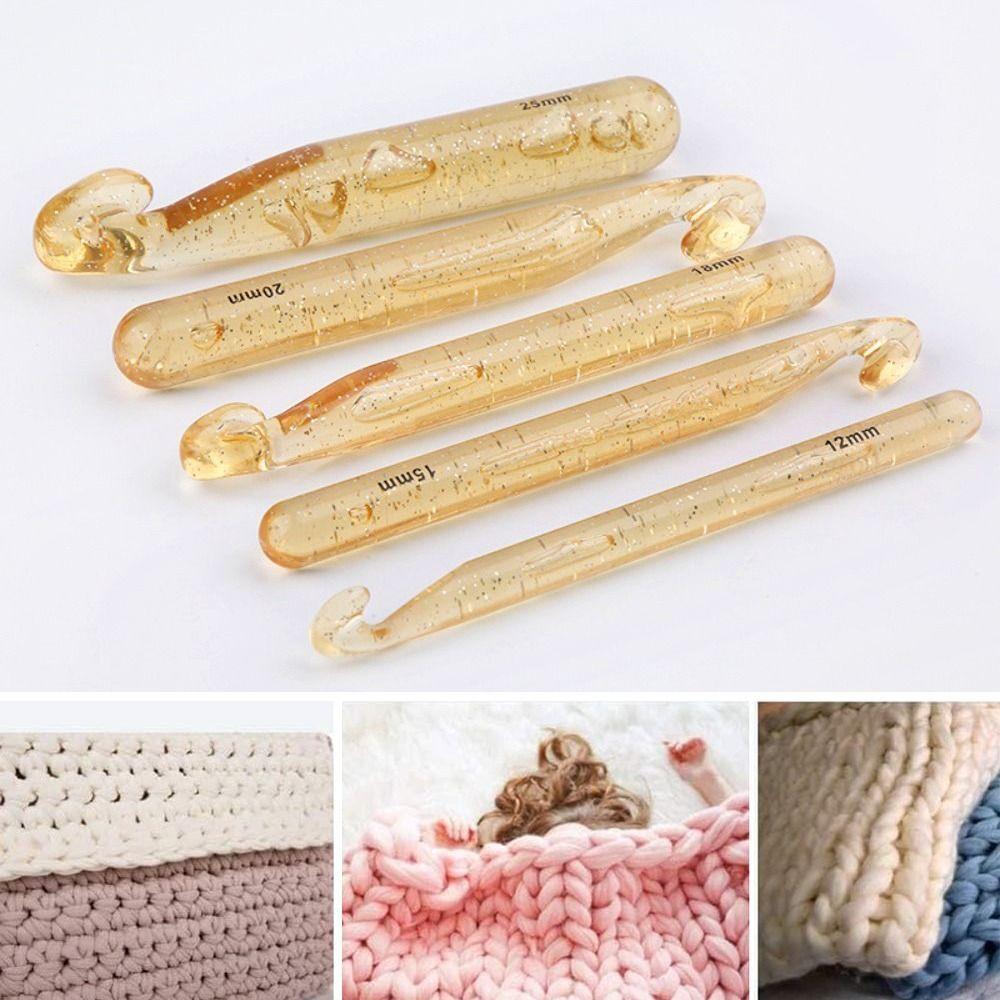 Large Sizes Crochet Needles Long Crocheting Needles Knitting Needles Carpet